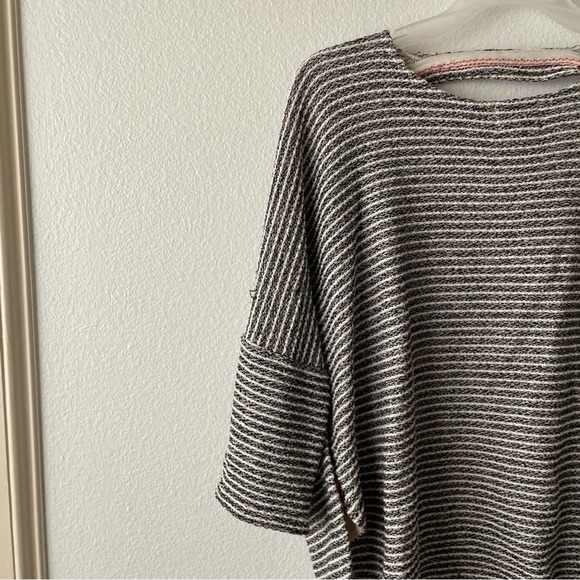 Anthropologie Deletta Textured Stripe Sweater - Picture 2 of 6